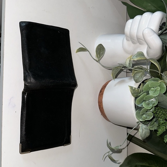 CELINE BLACK & SILVER MENS BIFOLD WALLET - Picture 2 of 7